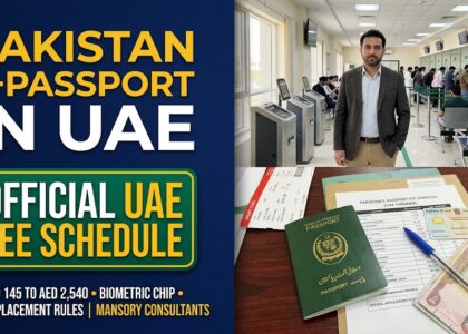 Pakistan E-Passport Rollout in UAE: Fee Schedule Starts from AED 145 up to Rs 193,040 for Urgent Replacements