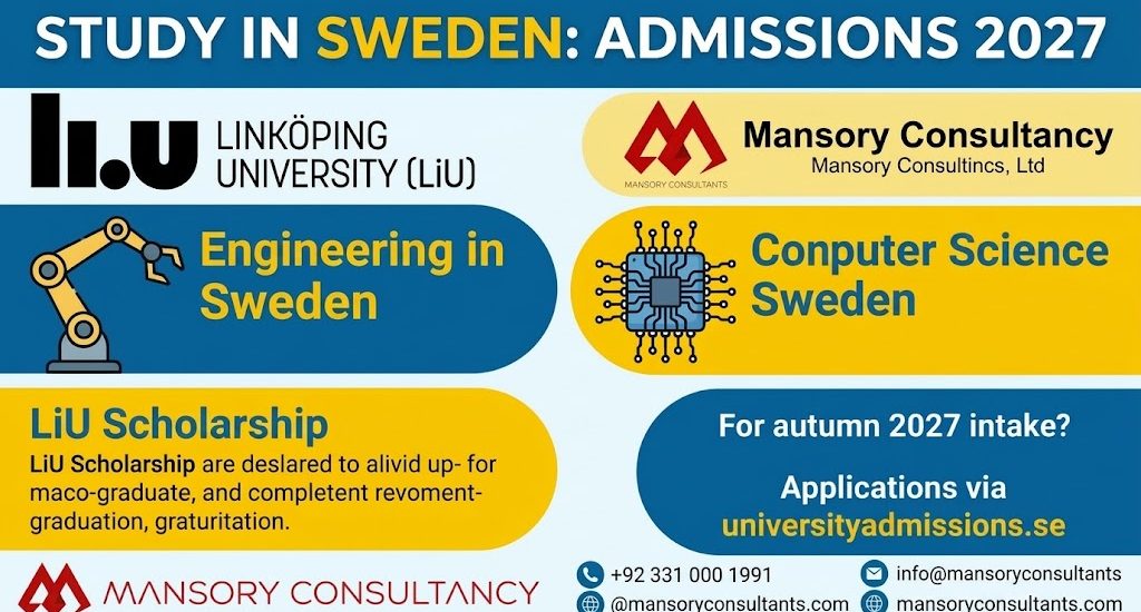 Linkoping University Innovation Tech Admissions Criteria