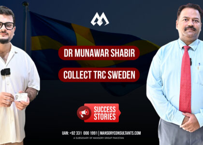 Success Story: Dr. Munawar Shabbir Secures Swedish Residence Permit Card via Mansory Consultants
